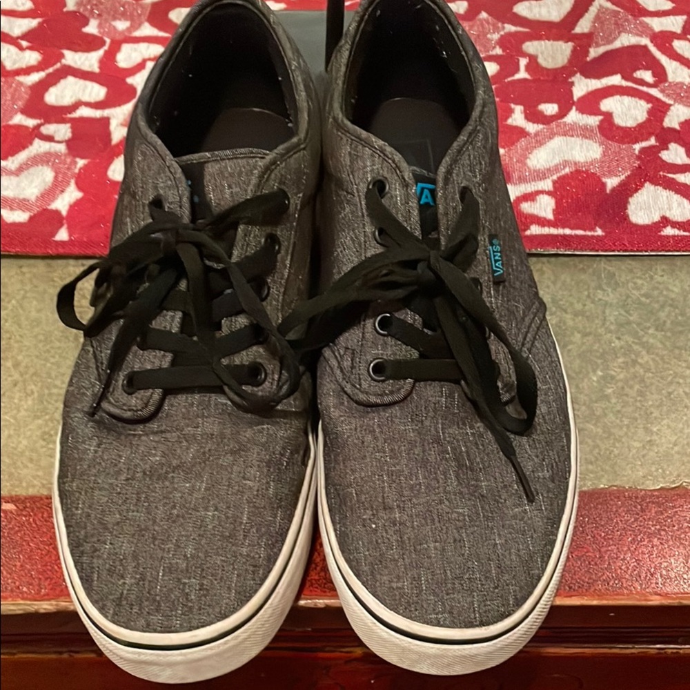 Vans Men's Black and Gray Sneakers